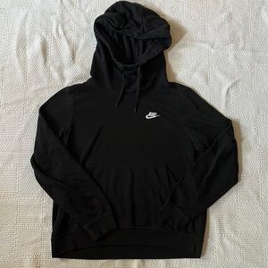 black nike funnel neck sweatshirt, size small